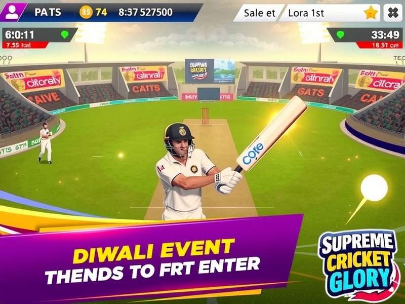 Supreme Cricket Glory Gameplay Screenshot